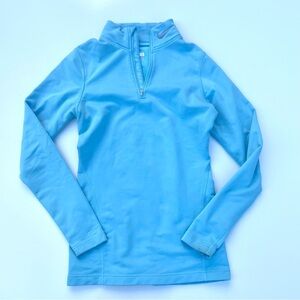 Nike Light Blue Active Zip Up Fleece, S